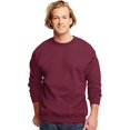 thumbnail image 2 of Hanes Chandail à Col Rond pour Adulte en Coton Ultime, TG, Bordeaux, 2 of 3