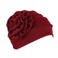 thumbnail image 1 of Side Applique Flower Hijab Hat Muslim Baotou Hat, 1 of 8