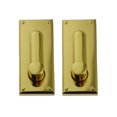 thumbnail image 1 of 2PCS Handbag Suitcases Accessories High-end Female Bag Lock Simple Rectangular Bag Buckle Zinc Alloy Leather Bag Lock for Handbag Bag (Golden)Size L, 1 of 9