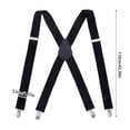thumbnail image 3 of Mens X Shape Suspenders A Sophisticated And Stylish Choice For A Comfortable Fit, 3 of 6