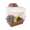 thumbnail image 2 of Hamster Cage, Hamster  High Chassis Design 2 Tier  for Small Pet Blue,Pink,Brown, 2 of 5