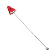 thumbnail image 4 of Maytalsory Wine Glass Stirrer Stirring Rod Silicone Fruit Head Stainless Steel Long Handle Muddler Bar Tool Accessories Cafe Watermelon 5Set, 4 of 6