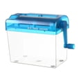 thumbnail image 4 of Manual Shredder Mini Documents Paper Cutting Tool Home Manual Paper Shredder Blue, 4 of 8