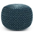 thumbnail image 1 of SIMPLIHOME Renee Poufs Ronds, 20 Pouces, Sarcelle, 1 of 1