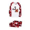 thumbnail image 2 of Pyjamas pour Enfants Parent-Enfant Ensemble de Noël Chaud Imprimé Tenue d'Intérieur Pyjamas Ensemble Deux Pièces pour Enfant Pyjamas Mignons en Liquidation, 2 of 6