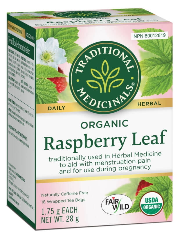 Traditional Medicinals - Organic Raspberry Leaf Tea- 16 Tea Bags