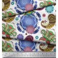 thumbnail image 3 of Soimoi Poly Georgette Fabric Mandala & Paisley Ethnic Print Fabric by Yard 52 Inch Wide, 3 of 3