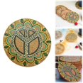 thumbnail image 1 of Drink Coasters,Cork Absorbent Coasters,Absorbent Cork Coasters with Flower Coaster for Coffee Table Decor,Coaster for Table Protection,Housewarming Gifts for New Home Present,Living Room Decor, 1 of 5