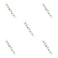 thumbnail image 3 of Decodeary PU for Golf Alignment Stick Cover Case Waterproof Holder Premium Embroidered White 14.17x1.97 Inch 5Set, 3 of 6