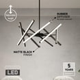thumbnail image 3 of Lumiere a Suspension LED Malibu 3CCT, 3 of 9