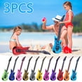 thumbnail image 2 of Guitare Gonflable Rouge Jouet pour Enfants Déguisement Fête Accessoires de Scène Instrument de Musique 3 Pcs Rouge, 2 of 2