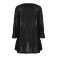 thumbnail image 5 of 2025 Cardigan pour Femmes Chandail Classique à Tissage Ouvert Cardigan Col Ras du Cou Col à Boutons Cardigan à Manches Longues pour Robe Tricot devant Ouvert, 5 of 5