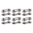 thumbnail image 1 of Unique Bargains 6Pack Chain Master Connector Link Roller 8mm Pitch Stainless Steel for 05B Chain, 1 of 6