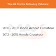 thumbnail image 2 of MAX Advanced Brakes - Rear Brake Kit For 2012-2015 Honda Crosstour| Carbon Ceramic Brake Pad and Rotor Kit| Daily Driving Geomet Coated Brake Rotors, 2 of 9
