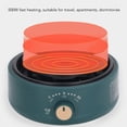 thumbnail image 4 of Portable Electric Hot Plate Single Burner, Efficient Safe Heating Plate with 2 Level Temperature Control, Compatible with Various Cookware Materials, 4 of 7