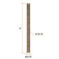 thumbnail image 2 of Unique Bargains 12pcs 5/16x4' Carbon Steel Fully Threaded Rod Bar Studs for Furniture Mounting Assembly, 2 of 4