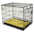 thumbnail image 1 of Charcoal Sherpa Bottom Pet Crate Mat, 21" x 12", 1 of 5