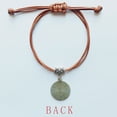 thumbnail image 2 of Germany Football Flag Culture Pattern Bracelet Leather Hide Rope Wristband Brown Jewelry, 2 of 3