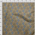 thumbnail image 4 of oneOone Rayon Light Brown Fabric Asian Kilim Craft Projects Decor Fabric Printed By The Yard 56 Inch Wide, 4 of 5