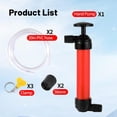 thumbnail image 4 of Qaailabf Portable Manual Syphon Pump for Fluid Transfer - Water Oil Fuel Extractor Pump with 2-in-1 Functionality - Vacuum Pump with Tire Needle for Automotive, Marine, Equipment Maintenance, 4 of 6