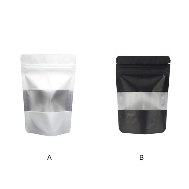 Baohd 100Pcs Bag Convenient Multifunctional Organizer Resealable Bags Pouches Kitchenware Collecting Packaging Tools Black 20x30+10cm