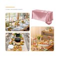 thumbnail image 5 of Dvruxg Satin Tablecloth – Washable Polyester Solid Color Banquet Cloth for Weddings, Hotels, Restaurants & Home Use – Elegant Cut-to-Fit Table Cover for Events & Parties, 5 of 5