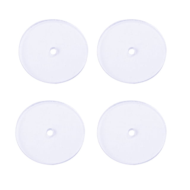 Shisuyan 80pcs Clear Earring Safety Backs Earring Back Stopper Earring Pad