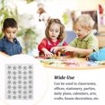thumbnail image 3 of 10 Sheets Award Flash Sticker Five-pointed Star Removable Decorations Mother Praise Label Decorations Reward Decals Children Students Silver, 3 of 7