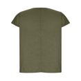 thumbnail image 4 of Penkiiy Blouse en Lin pour Femme à Manches Courtes, Col Ras du Cou, Hauts d'Été Décontractés, Coupe Ample, 2TG, Vert Armée, 4 of 5