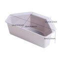 thumbnail image 3 of Oleegame 1PC Spoon And Lid Rest Kitchen Leaking Basket Triangular Kitchen Waste Leaking Basket Sink Side Shelf Gray, 3 of 5