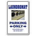 thumbnail image 1 of SignMission  36 x 96 in. Laundromat Banner Sign - Wash Fold Coin Laundry Dry Cleaning 24 Hour Open, 1 of 1