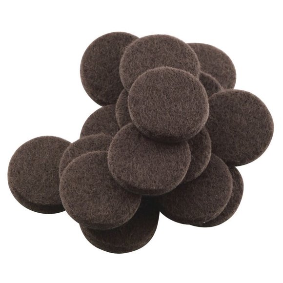 SoftTouch 2.5 cm Autoadhésives Coussinets en Feutre 60 Piéces Pack De Bonus