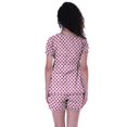 thumbnail image 3 of Moomaya Pyjama en Coton pour Femmes, Ensemble de Nuit 2 Pcs avec Shorts, Ensembles de Pyjama avec Shorts, 3 of 7