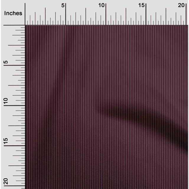 oneOone Tissu Georgette Viscose Vin à Rayures Fines pour Projets de Couture, Imprimés de Tissu au Mètre, Largeur de 42 Pouces