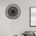 thumbnail image 3 of GUOOL 49.5cm Waterproof Wall Clock Outdoor Garden Silent Sweep Second Accurate Pointer, 3 of 8