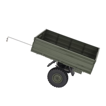 RC Car, High Simulation Metal Tires Fine Workmanship Remote Control Trailer For Modification Yellow,Green