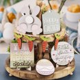 thumbnail image 4 of Spring Tiered Tray Decor Set | Wooden 3D Signs for Easter & Seasonal Home Decor, 4 of 6