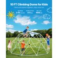 thumbnail image 2 of VEVOR Climbing Dome 10FT Geometric Dome Climber 1000LBS Loading Kids Jungle Gym, 2 of 9