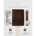 thumbnail image 2 of Trifold Wallets For Men RFID - Leather Slim Mens Wallet With ID Window Front Pocket Wallet Gifts For Men, 2 of 6
