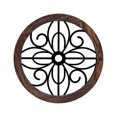 thumbnail image 1 of Pendentif Rond Anti-Rouille Design Art Métal Décoration Maison Ornement Extérieur Fond Mur Maison Restaurant Type1, 1 of 8