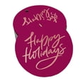 thumbnail image 1 of Inkdotpot Rose Gold Foil Paper Hang Tags Happy Holiday Favor Tags 50 Pieces, 1 of 6