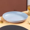 thumbnail image 1 of Fridja 11 inch Large Dinner Plates, Solid Color Antifall Round Plates, Unbreakable Dinner Plastic Vegetable Plates, Snack Plates Dining Table Bones Plates Garbage Plates Salad Plates, 1 of 3