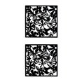 thumbnail image 4 of ZheElen 4piece Lightweight Hanging Divider Screens For Versatile Space Foldable Black Butterflies 2Set, 4 of 6