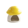 thumbnail image 1 of Leodye 1PCS Ceramic Hamster House Mushroom Shape for Small Pet Habitat -4.33*4.33IN, 1 of 4