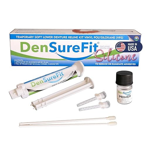 DenSureFit Lower Denture Soft Reline Kit