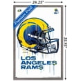 thumbnail image 2 of NFL Los Angeles Rams - Drip Helmet 20 Wall Poster, 14.725" x 22.375" Framed, 2 of 4