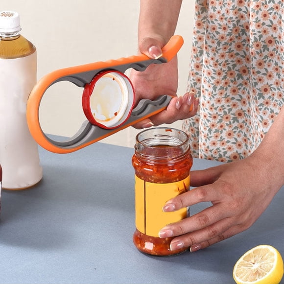 Yunuuuoa Multi Function Bottle Opener for Jars and Bottles with Non Slip Ergonomic Handle Kitchen Tool Easy Open Lid Remover Can Opener Jar Opener Kitchen Gadget Home Essentials