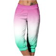 thumbnail image 1 of Yuyuzo Womens Capri Pants High Waisted Drawstring Sweatpants Running Gym Cropped Trousers with Pockets, 1 of 6