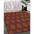 thumbnail image 3 of Ahgly Company Tapis d'Intérieur Lavable en Machine Carré Transitionnel Acajou Brun, 7 Pieds Carré, 3 of 7