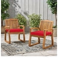 thumbnail image 3 of Outdoor Square Cushion Cover for Outdoor Seating Durable Polyester Seat Pad Protector for Garden Patio Furniture 22 Color Options with Nonwoven Backing and Water- Finish, 3 of 3